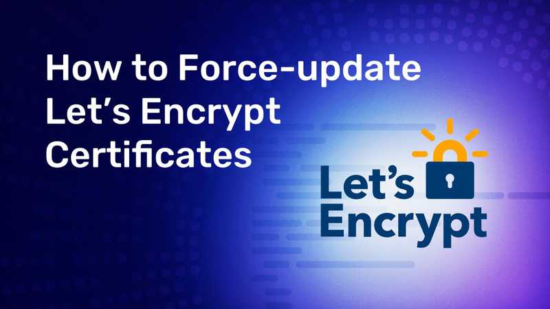 lets encrypt certificates 